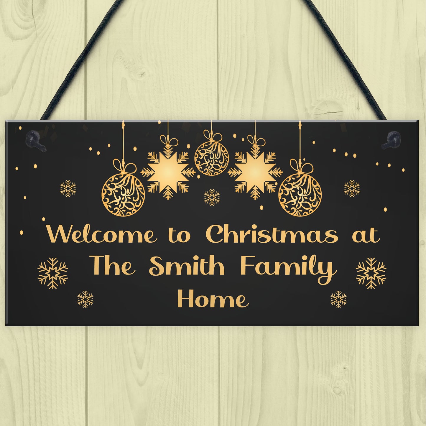 Christmas Decoration For Home PERSONALISED Family Gift