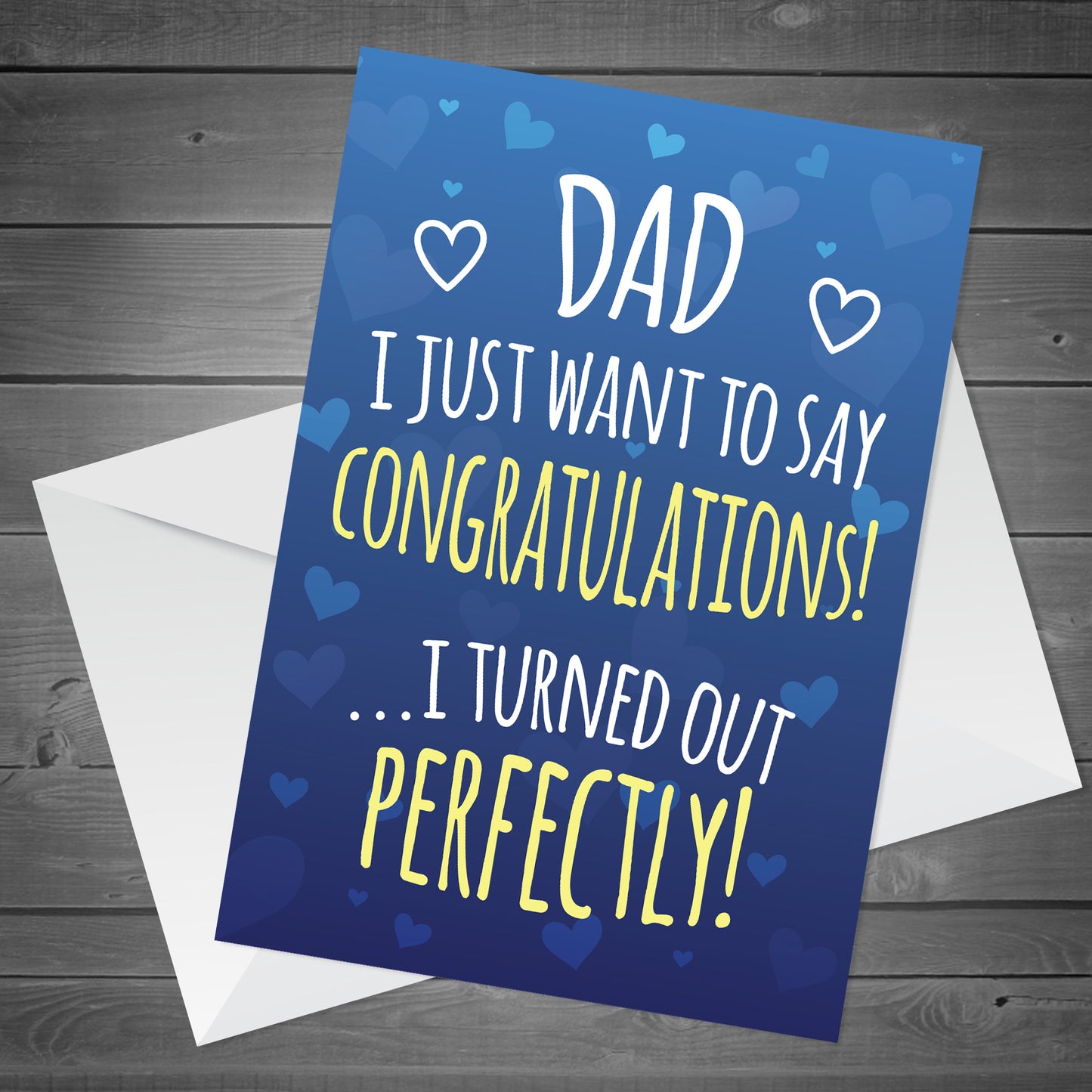 Funny Birthday Fathers Day Card For Dad Humour Card