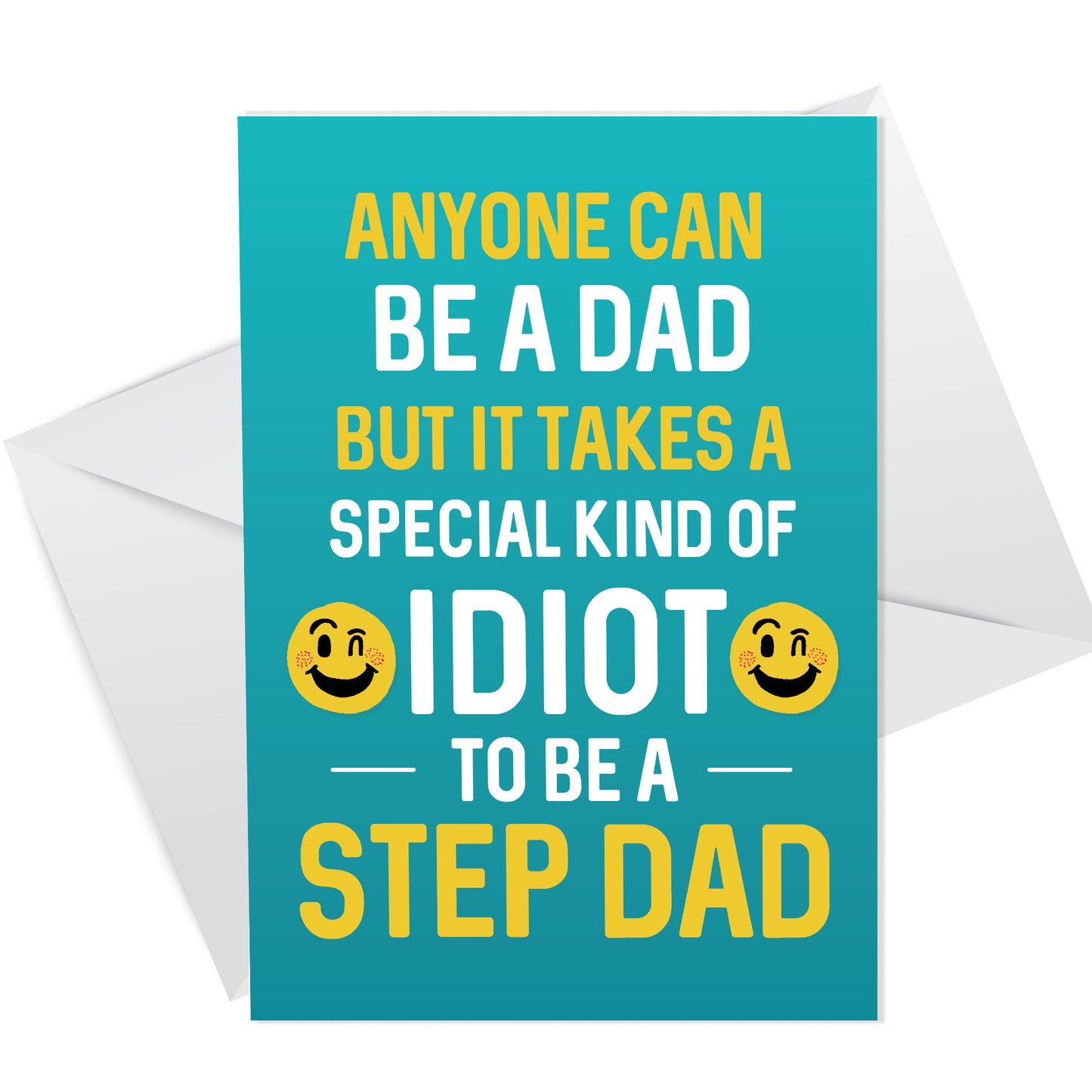 Novelty Step Dad Gift For Fathers Day Birthday Card Daughter Son