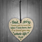 Gifts For Dad From Son Daughter Wooden Heart Birthday Christmas
