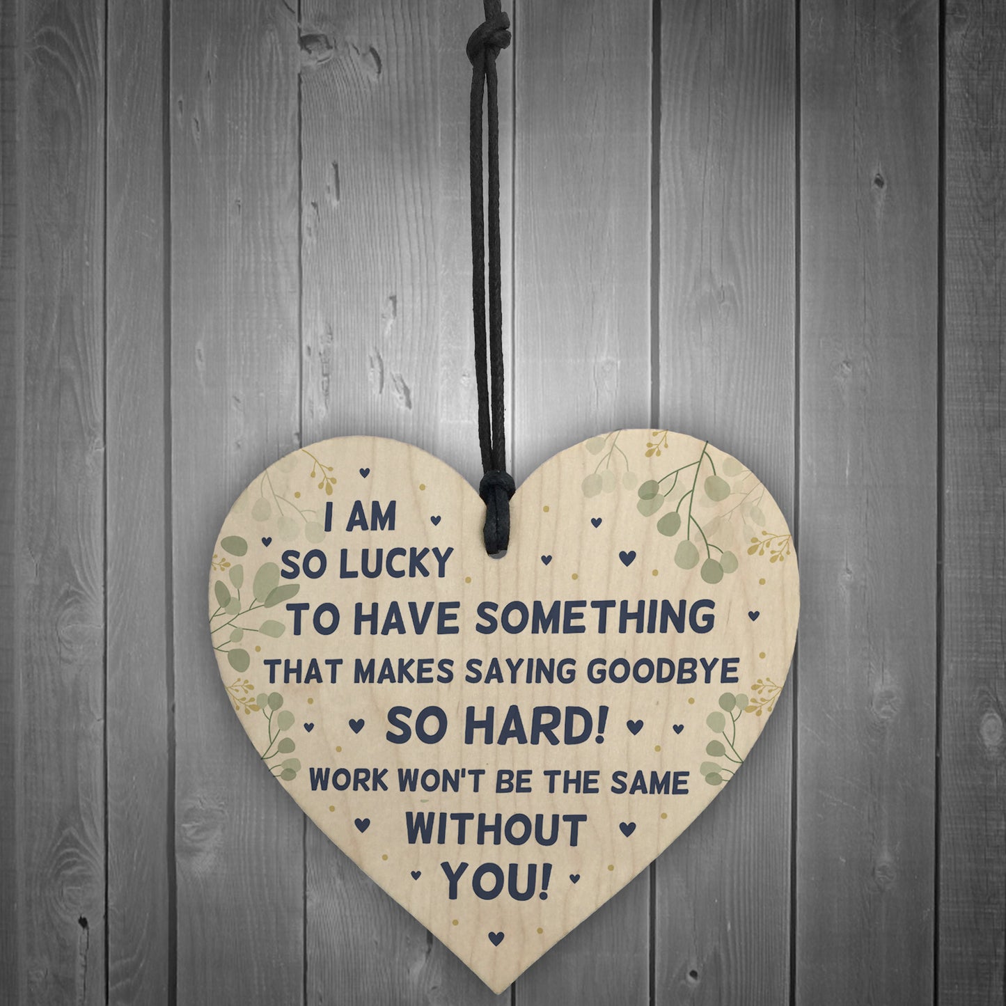 Goodbye Gift For Colleague Heart Plaque Colleague Co Worker Gift