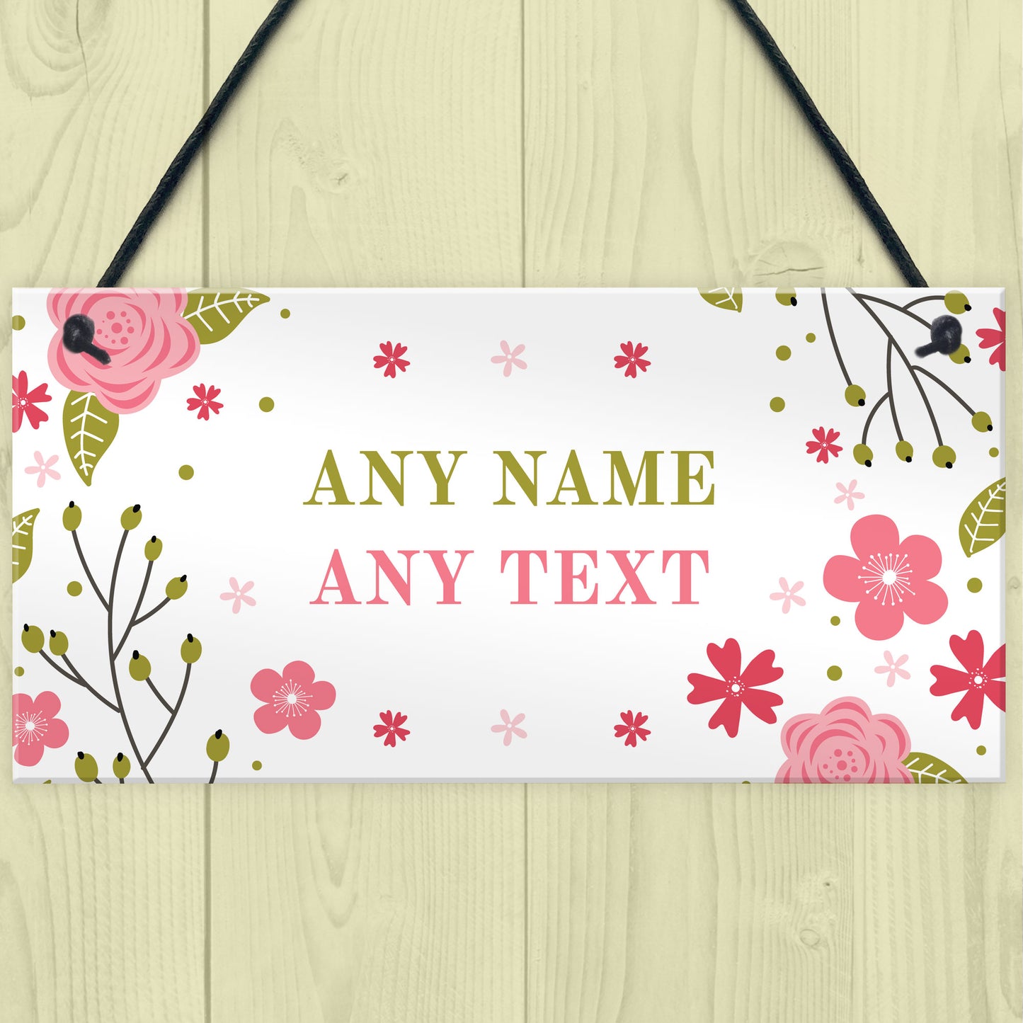 Personalised Any Text Garden Shed Summerhouse Sign Home Decor