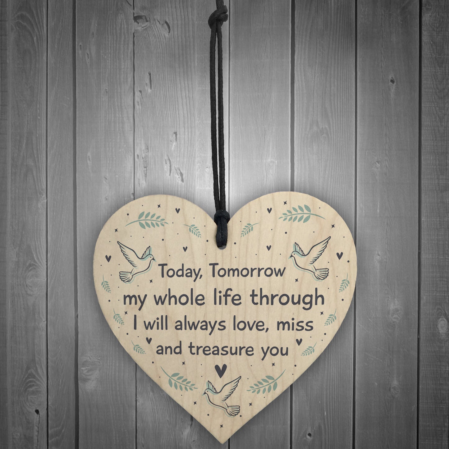Handmade Special Memorial Plaque For Mum Dad Nan Grandad Hanging