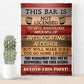 Bartender License Plaque Bar Signs For Home Pub Bar Garden