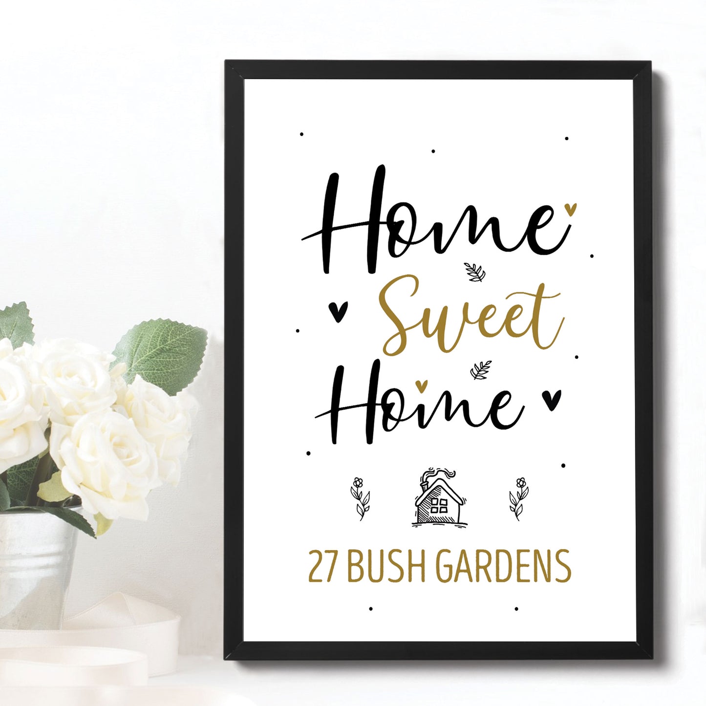 New Home Gift Personalised House Warming Gift Home Sweet Home