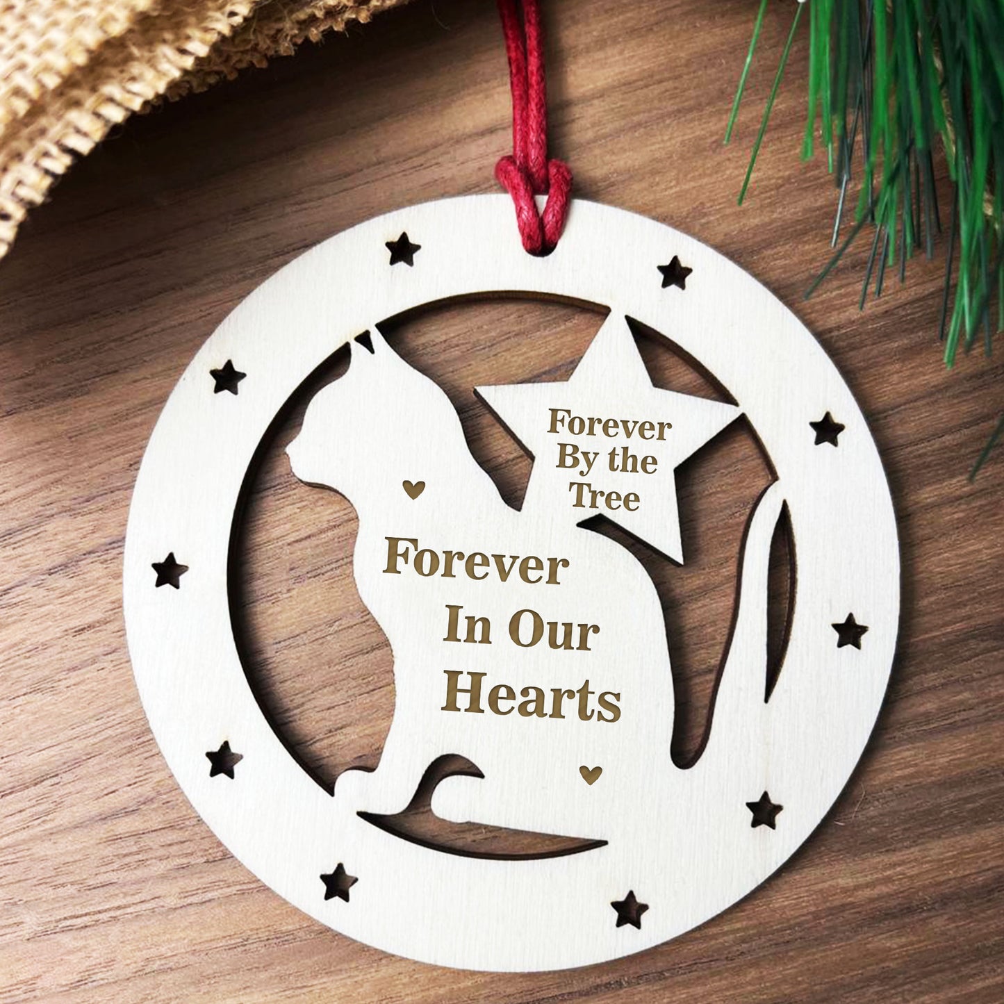 Memorial Tree Decoration For Cat Hanging Christmas Tree Decor
