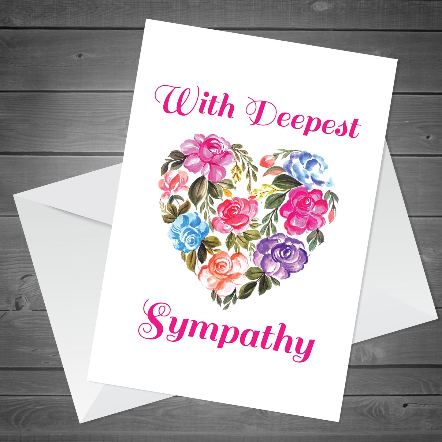 With Deepest Sympathy Condolences Floral Sympathies Bereavement