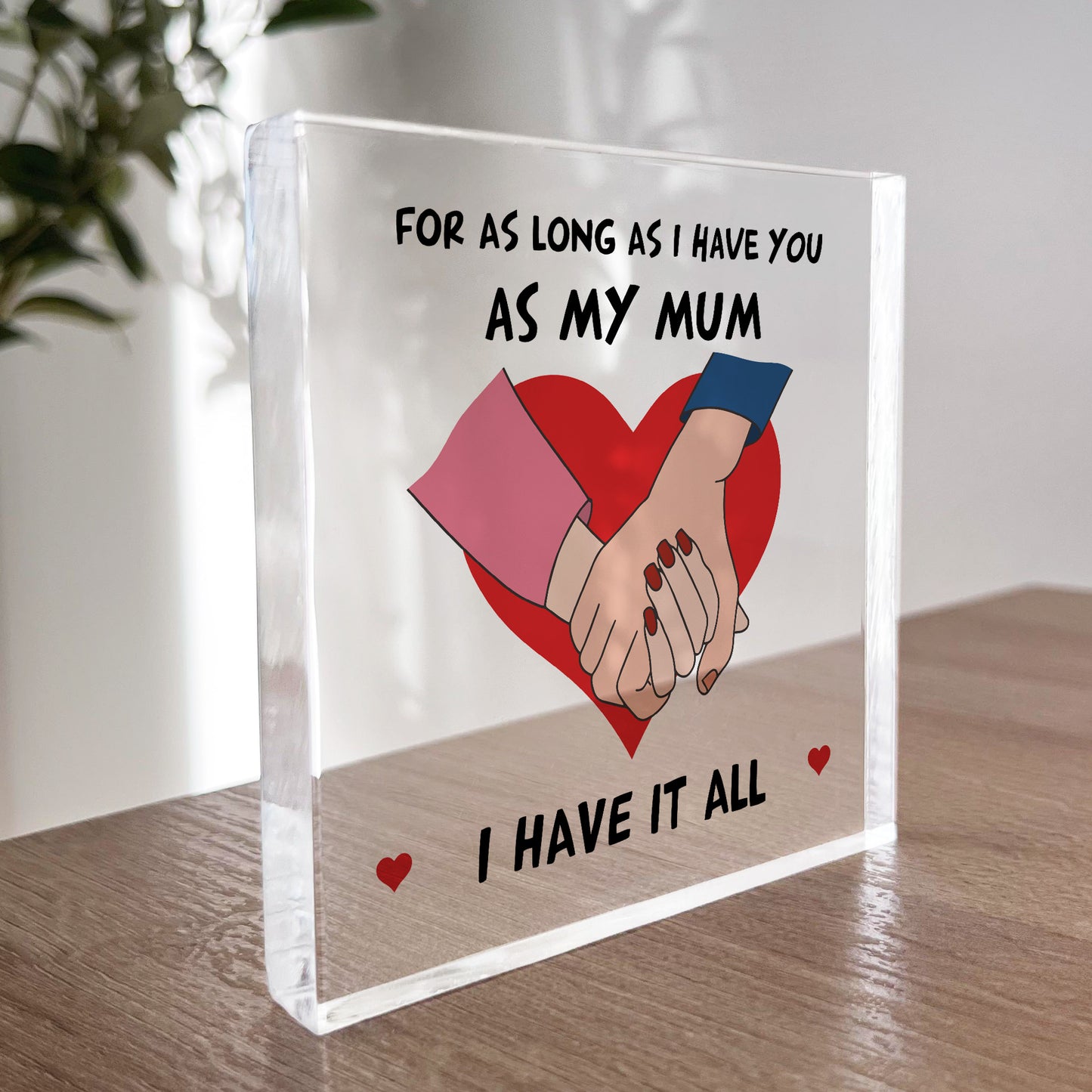 Special Mothers Day Gift For Mum Acrylic Block Birthday Gifts