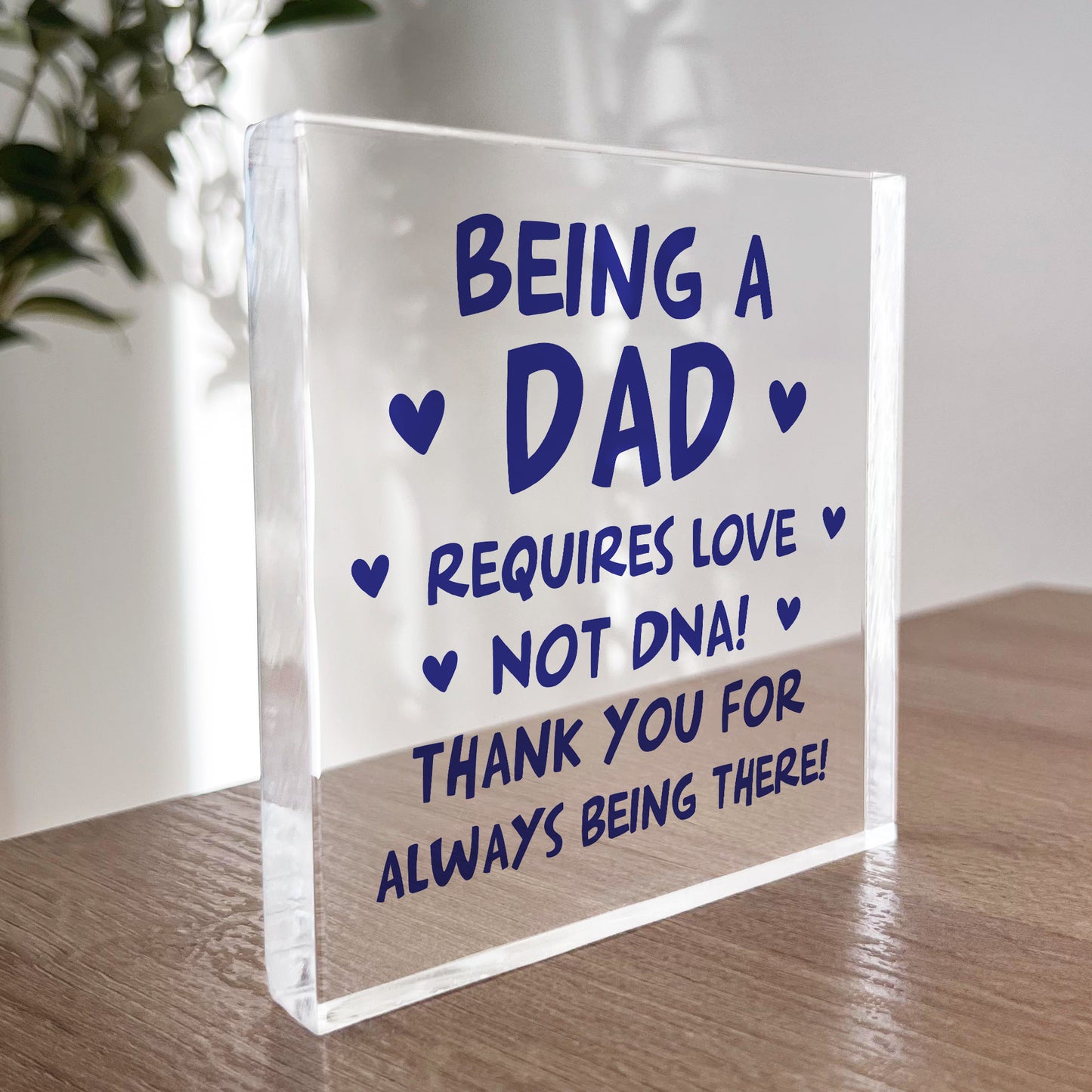 Step Dad Birthday Christmas Gift Acrylic Block Thank You Gifts