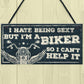 Motorbike Biker Hanging Plaque Man Cave Sign Gift For Men Dad