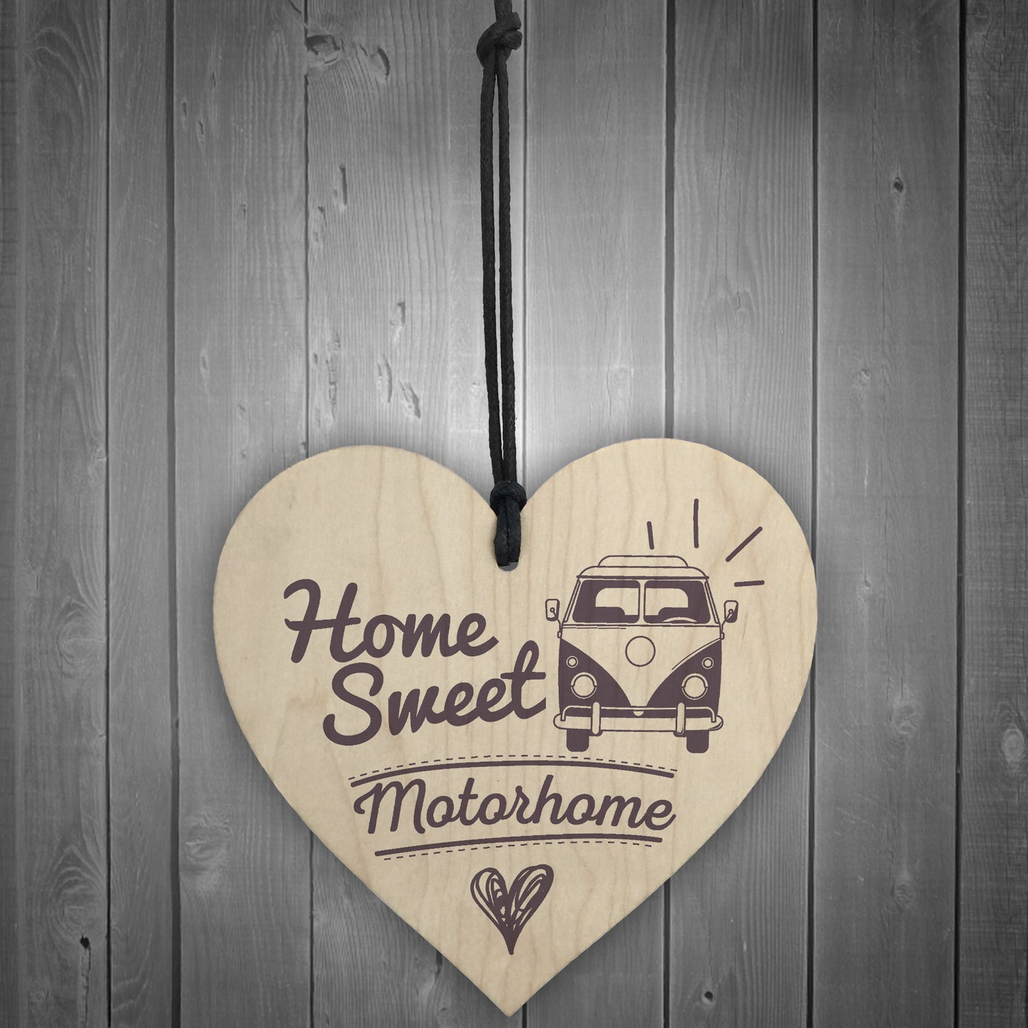 Home Sweet Motorhome Caravan Friendship Plaque Novelty Chic