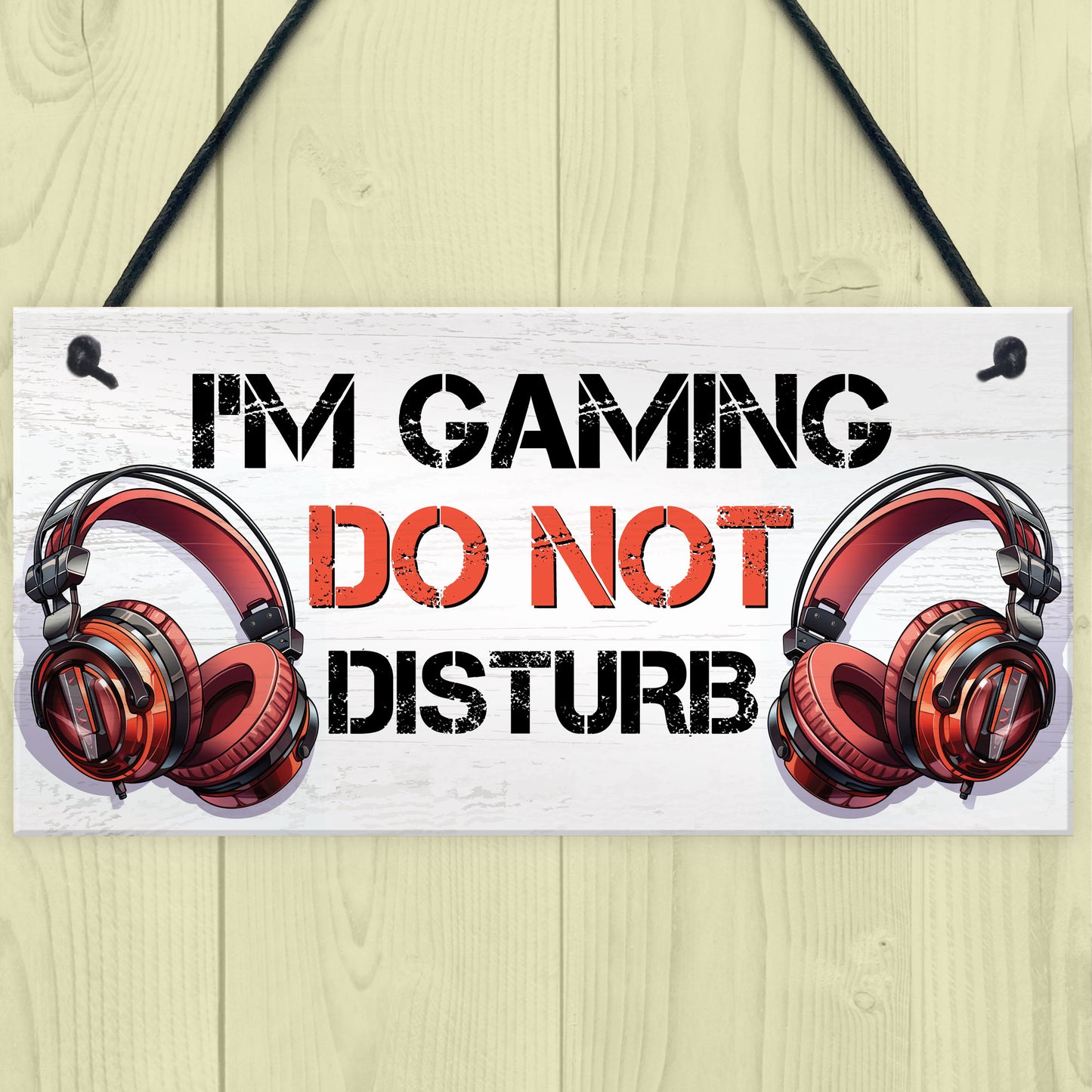Gaming Sign For Boys Bedroom DO NOT DISTURB Funny Gaming Bedroom