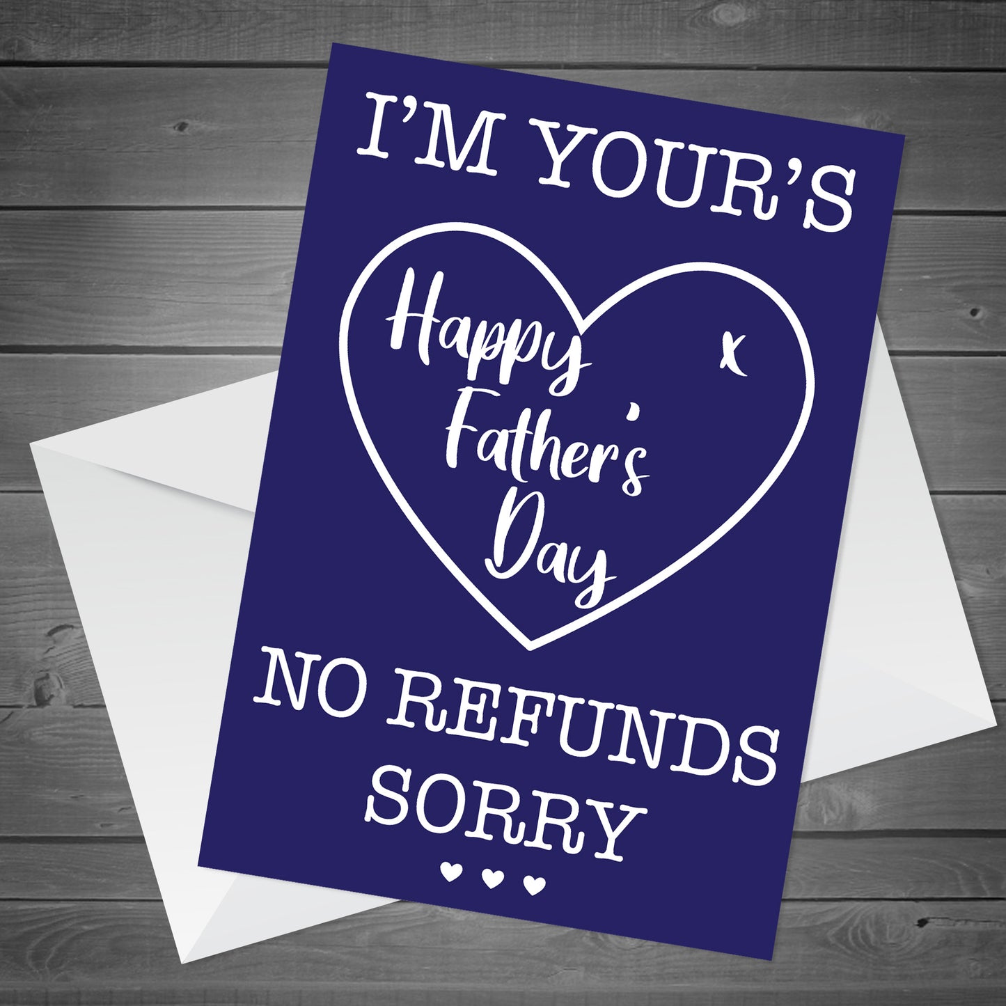 Funny CHEEKY Fathers Day Card For Dad Daddy From Daughter