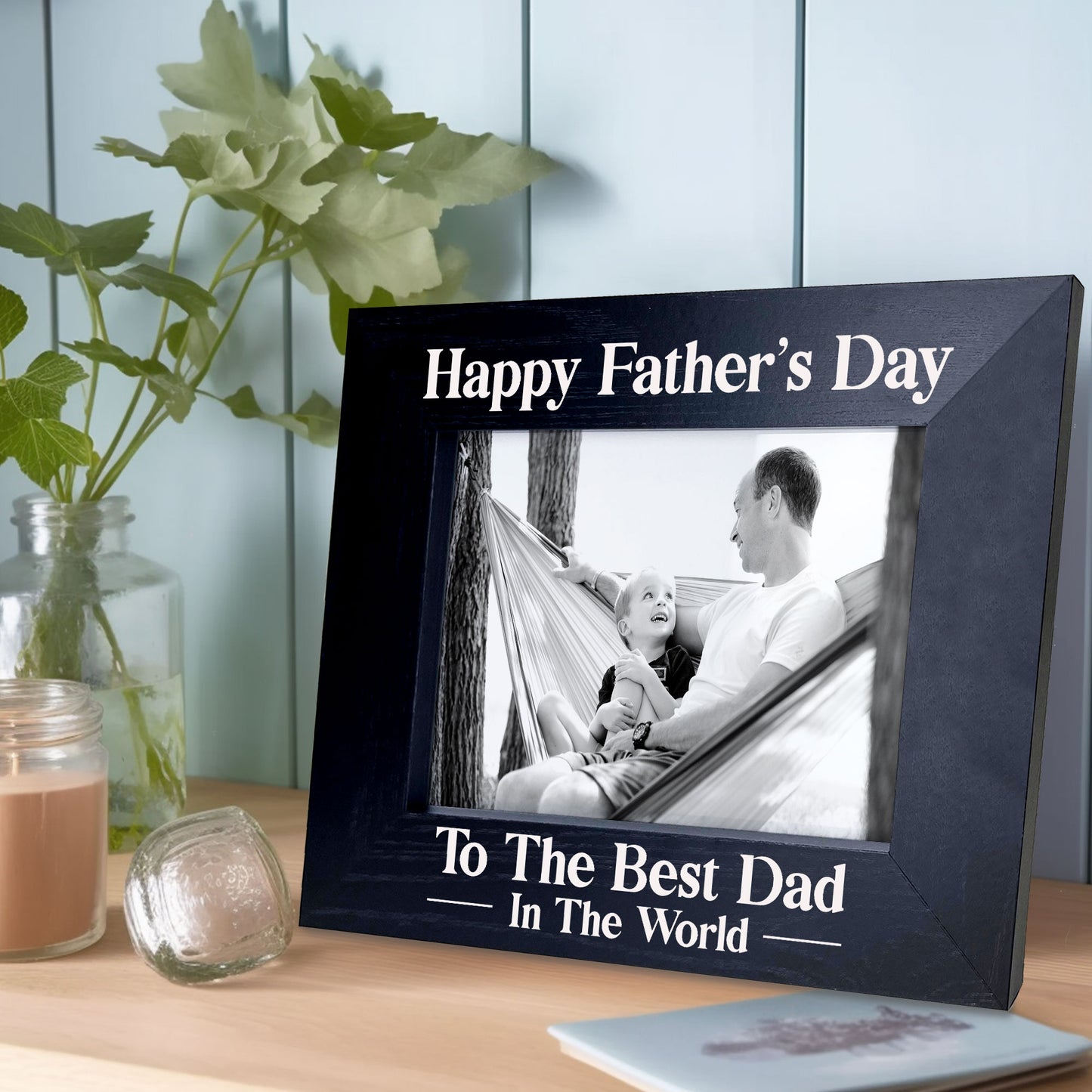 Best Dad In The World Black Photo Frame Fathers Day Gift For Dad