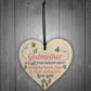 Godmother Asking Gift Thank You Sign Woos Heart Christening Gift