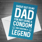 FUNNY Rude Birthday Fathers Day Card For Dad From Daughter Son