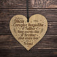 Birthday Christmas Present For Uncle Engraved Heart Uncle Gift