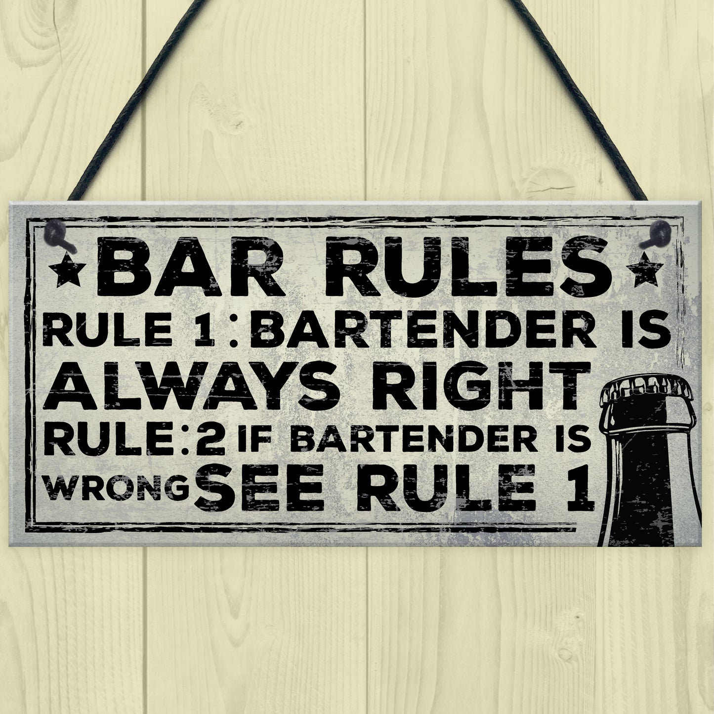 Always Right Bartender FUNNY Pub Landlord Alcohol Beer Gift