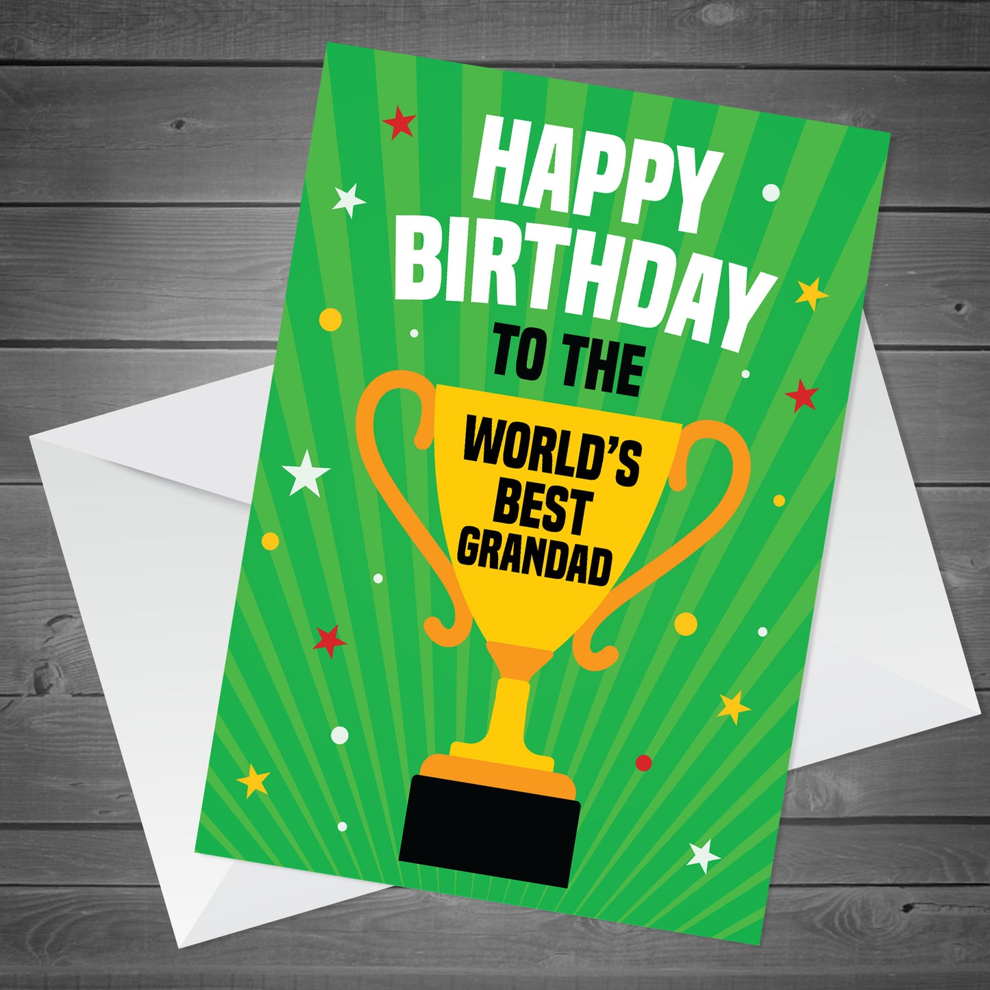 Novelty Birthday Card For Grandad Worlds Best Grandad Card