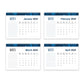 2024 Calendar A5 Month To View Spiral Bound Planner for Home