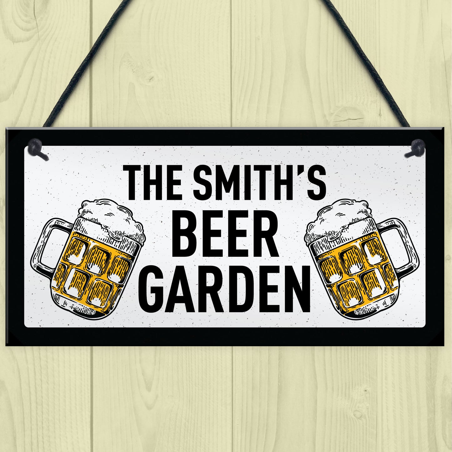 Bar Signs For Home Bar Personalised Beer Garden Sign Any Name