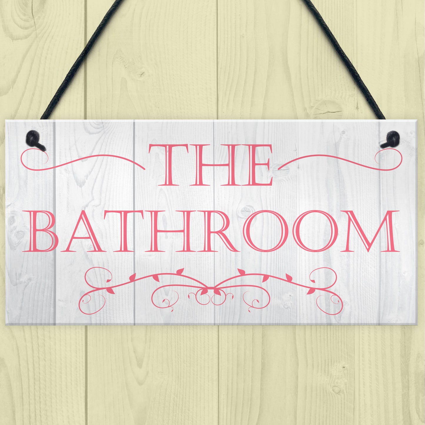The Bathroom Decorative Hanging Plaque