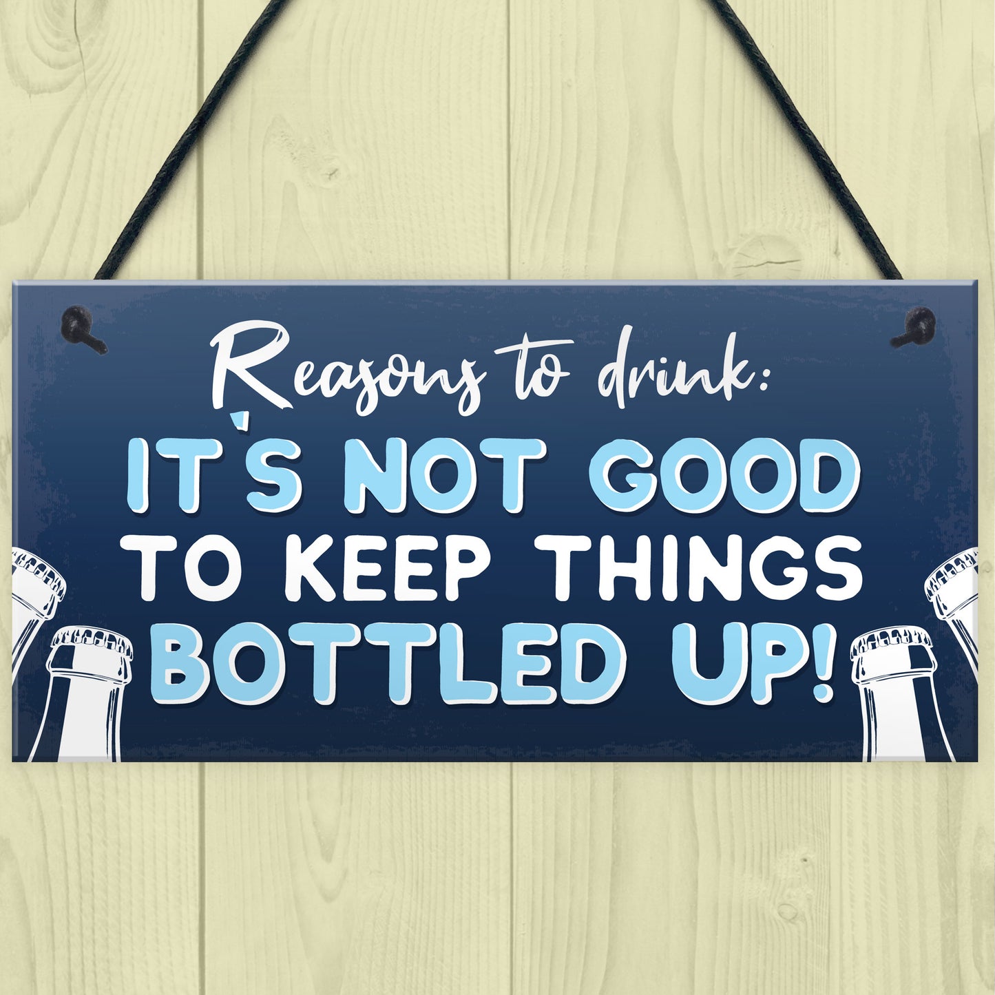 Funny Alcohol Gift To Hang In Home Bar Pub Garden Sign Gin Beer