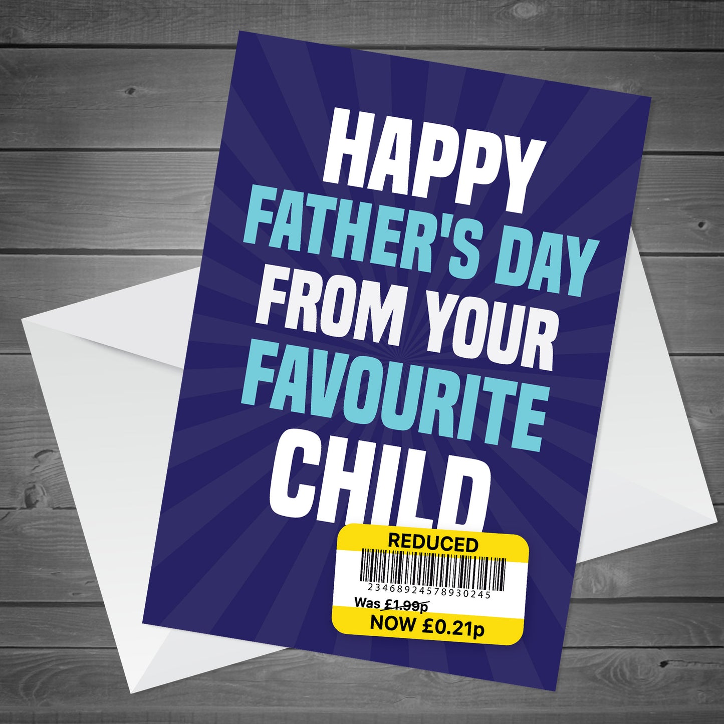 Fathers Day Card From Daughter Son Child Funny Joke Humour