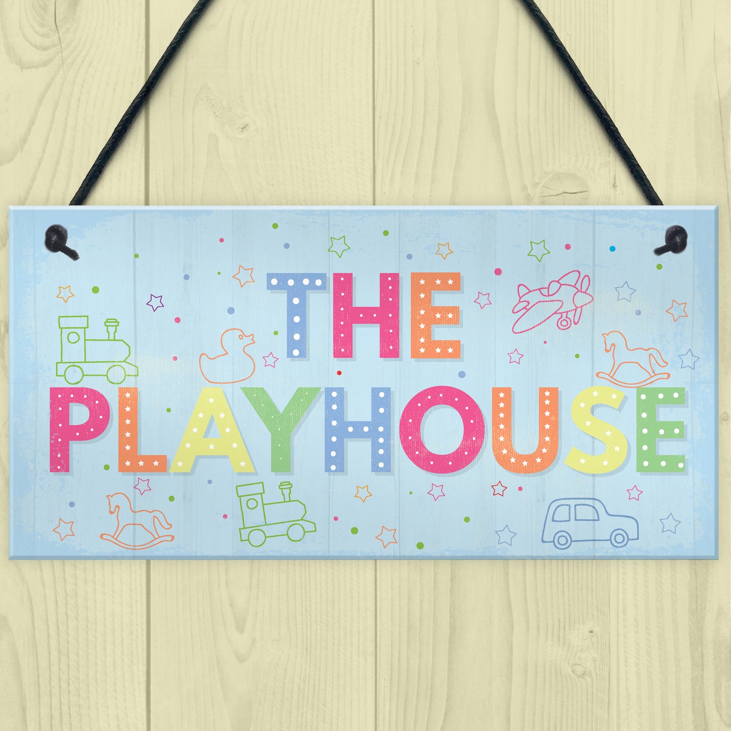 Child's Playhouse Sign Door Wall Plaque Son Daughter Birthday