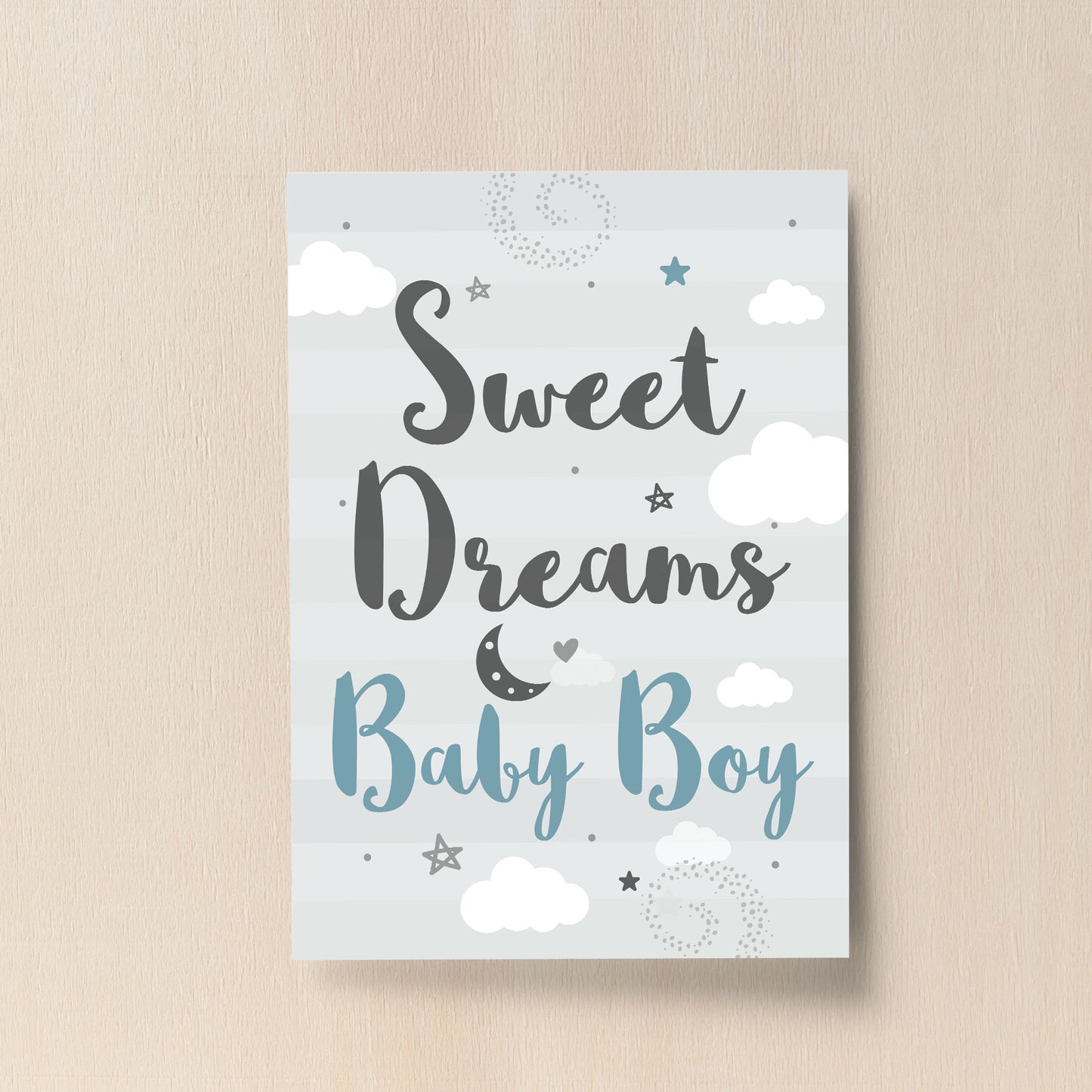 Nursery Print For Baby Boys Bedroom Wall Art Nursery Accessories