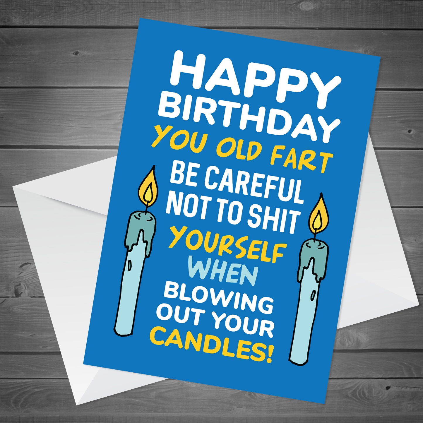Funny 40th 50th 60th Birthday Card For Men Dad Grandad Uncle
