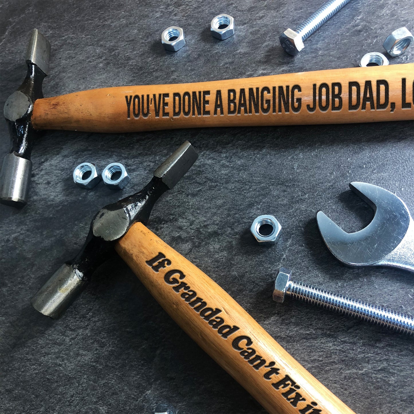 Personalised Fathers Day Gift For Dad Engraved Hammer Gifts