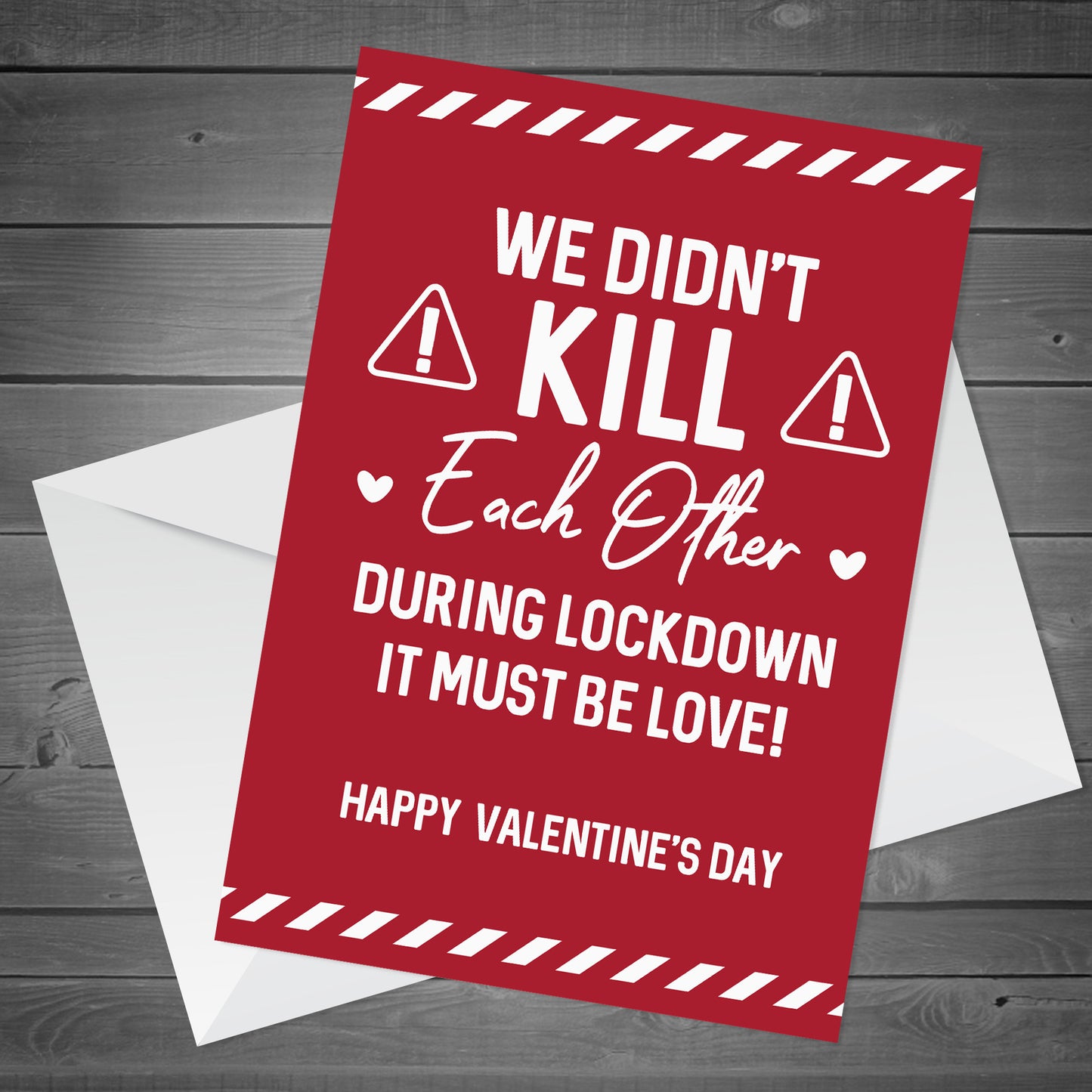 Valentines Day Lockdown Funny Card For Boyfriend Girlfriend