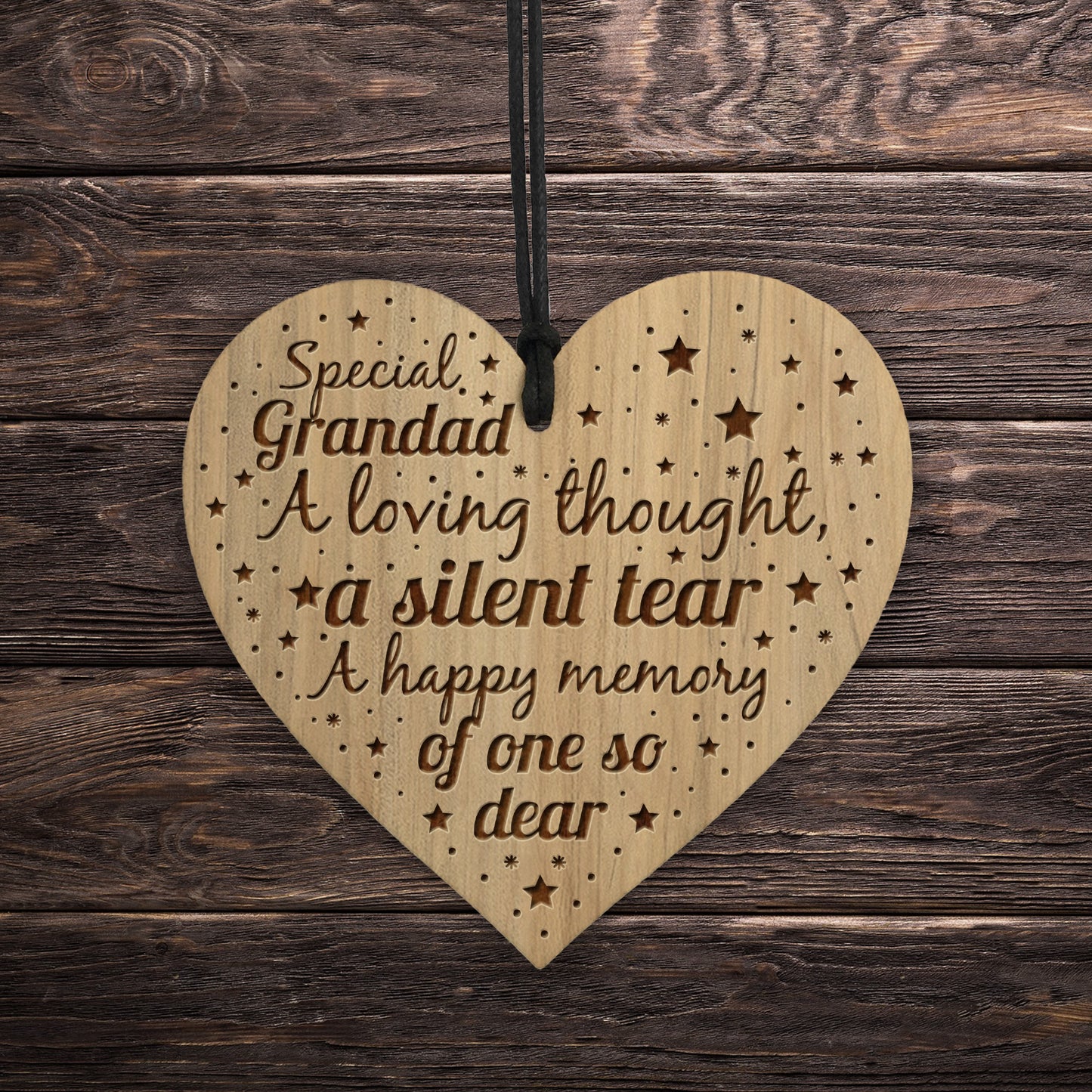 Grandad Memorial Plaque Hanging Wall Sign Grandad Decoration