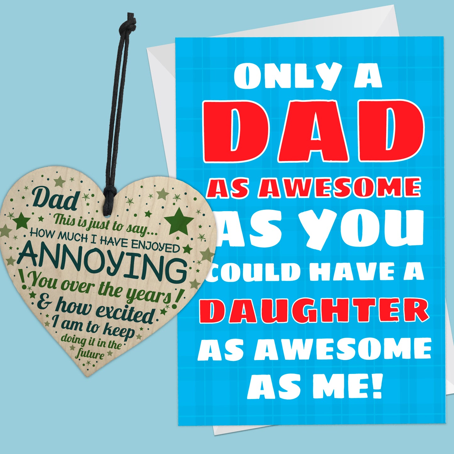 Funny Birthday Card For Dad Card Heart Dad Gifts From Daughter