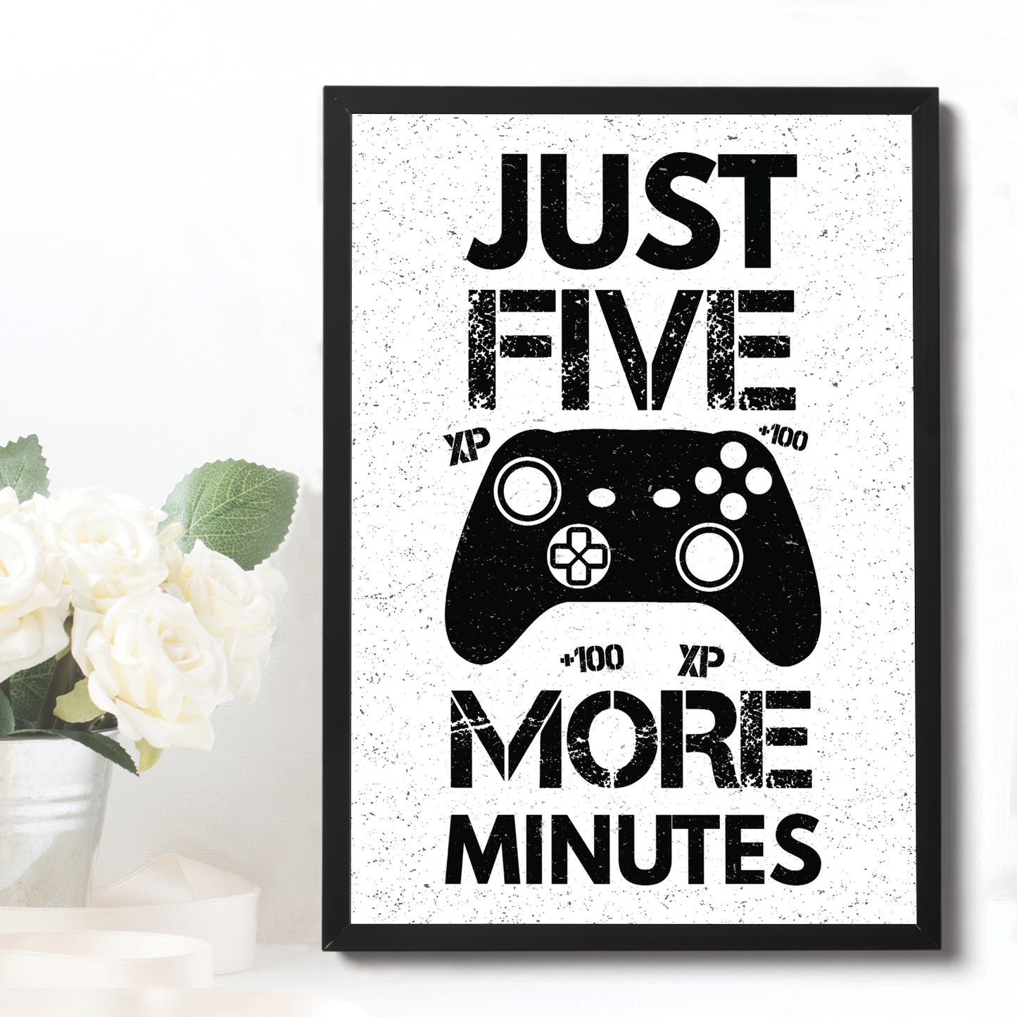 Framed Gaming Print For Wall Boys Bedroom Decor Xbox Fan Gift