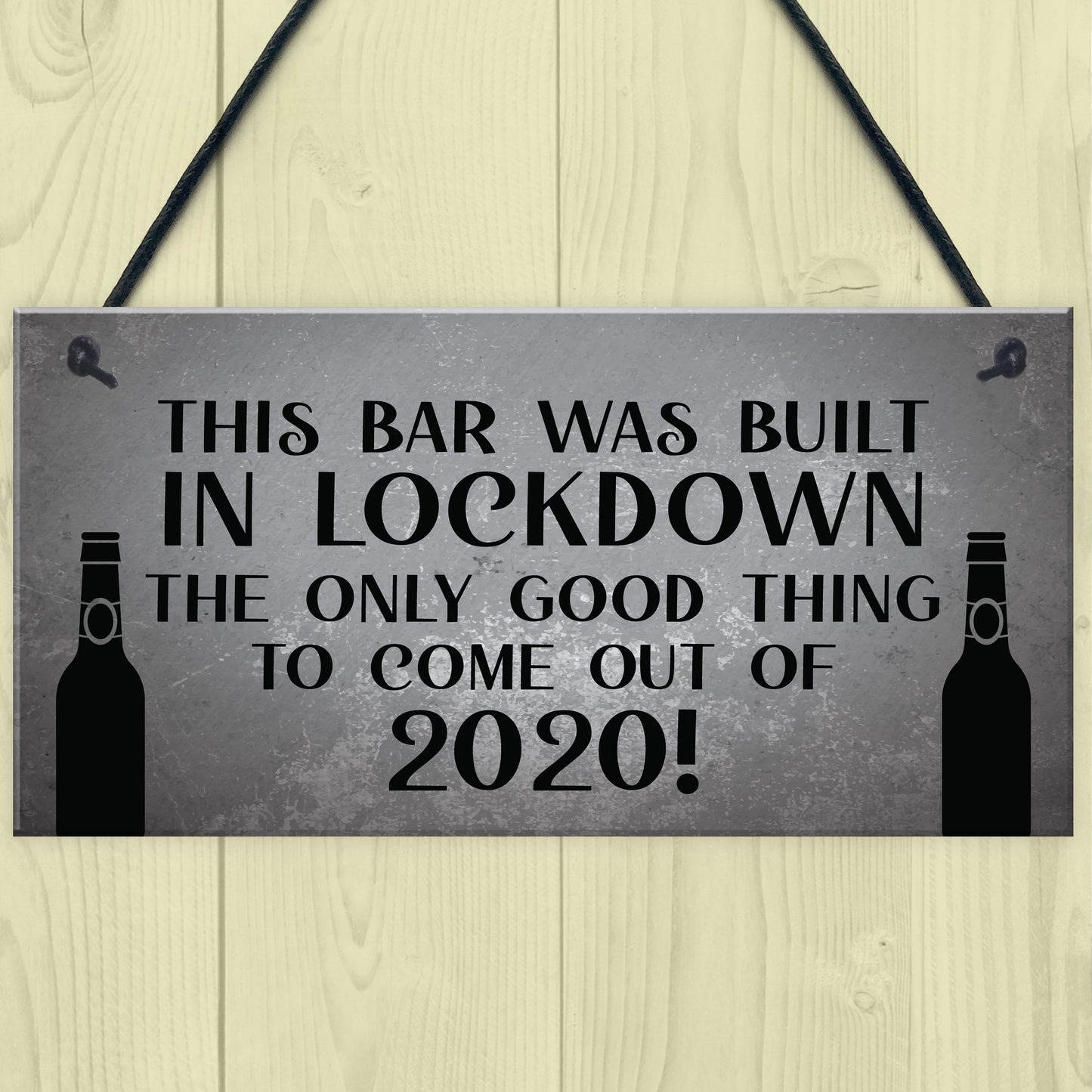 Lockdown Bar Built 2020 Funny Home Bar Sign Man Cave Shed Sign