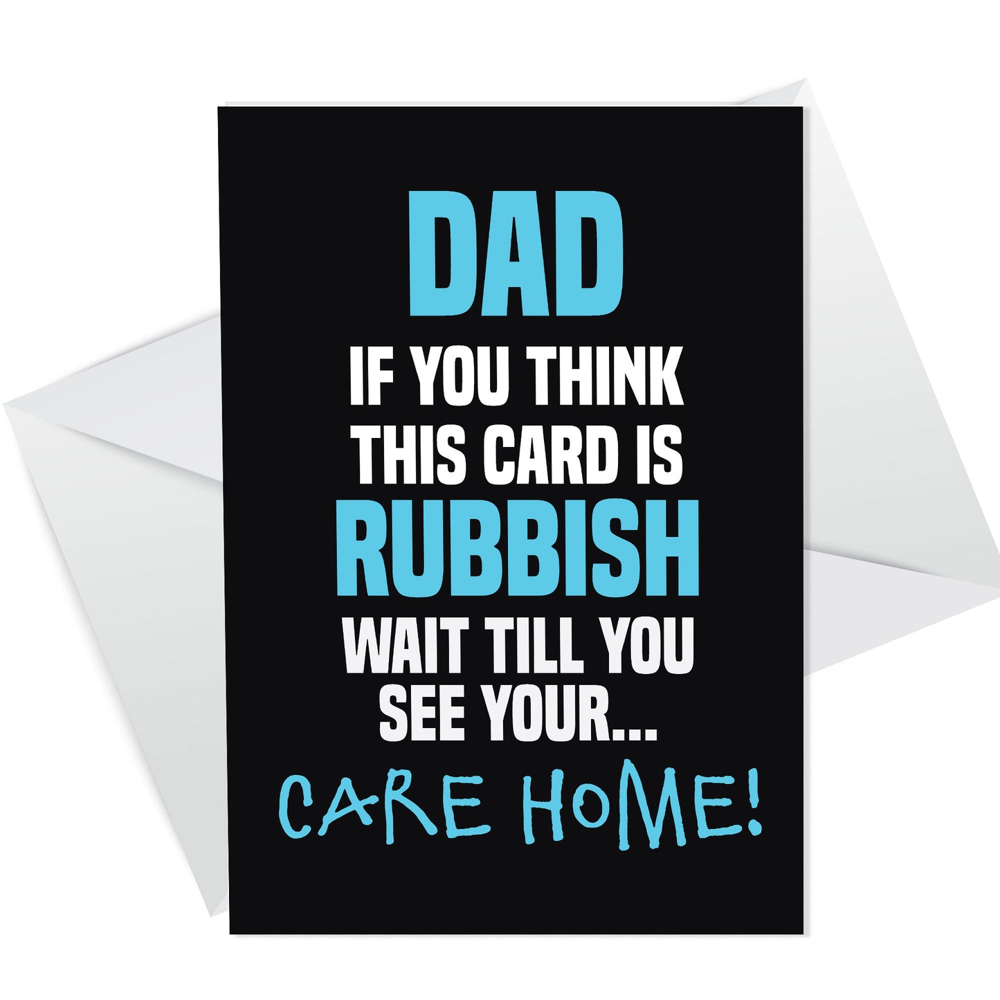 Funny Card And Keyring Bundle for Dad Fathers Day Birthday Card