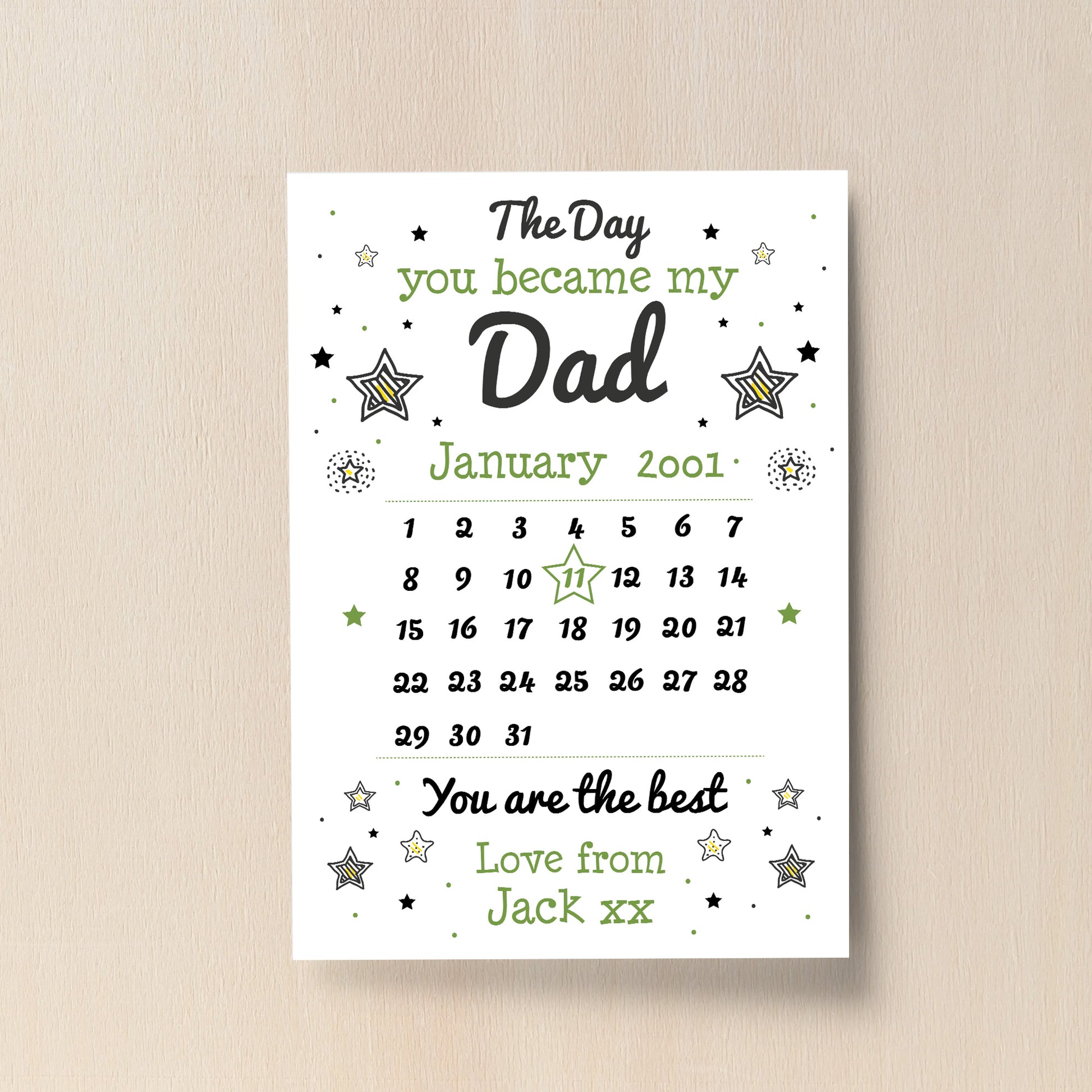 Personalised Fathers Day Gifts For Daddy Grandad Print Calendar – Red Ocean Gifts personalised-fathers-day-gifts-for-daddy-grandad-print-calendar-red-ocean-gifts