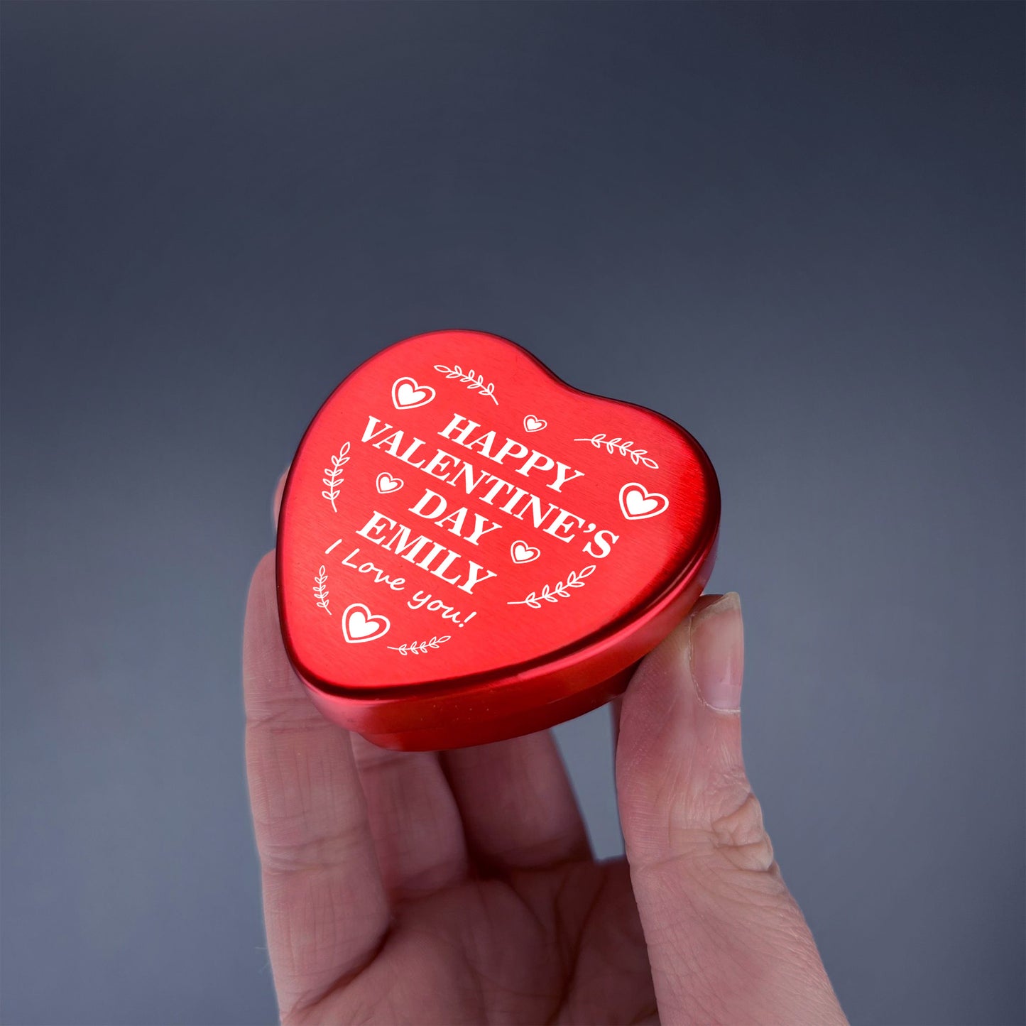 Personalised Valentines Gift For Her Him Tin Couple Gifts