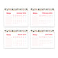 2024 Desktop Planner Calendar Spiral Bound Planner for Desk