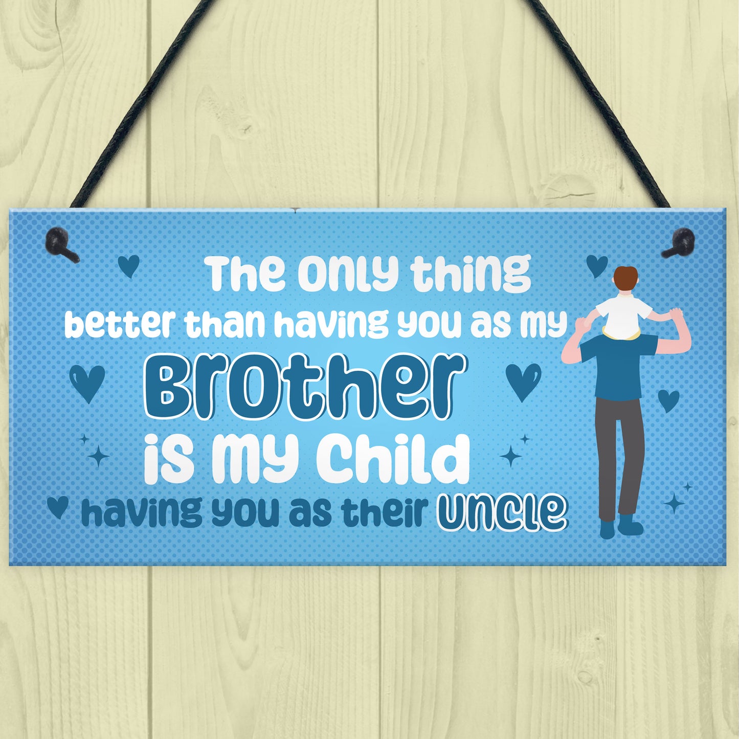 Uncle Gift Idea For Birthday Christmas Plaque Uncle Brother Gift