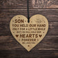 Son Gift Ideas Birthday Christmas Engraved Heart Son Gifts