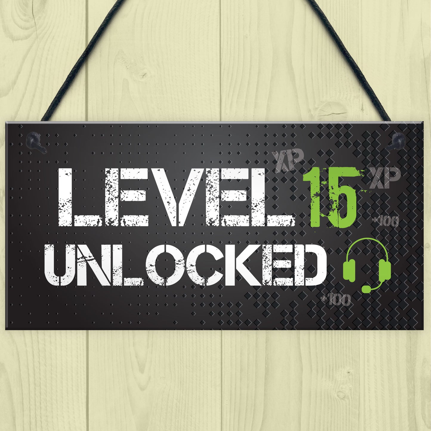 Funny 15th Birthday Gift For Son Brother Gaming Sign Gamer Gift