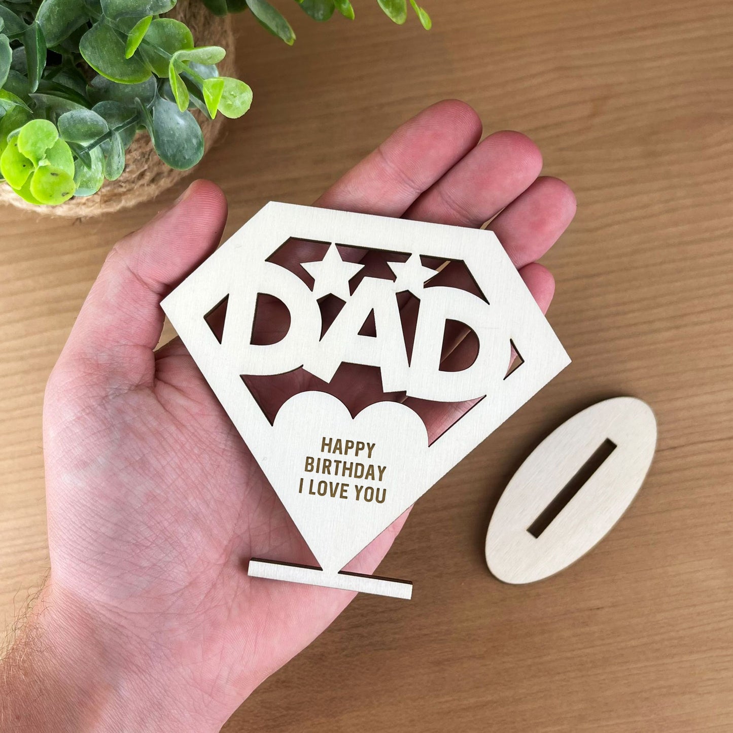 Dad Gift Plaque Birthday Gift For Dad Standing Plaque Gift