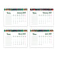 2024 Desk Calendar Tropical Flip Calendar For 2024