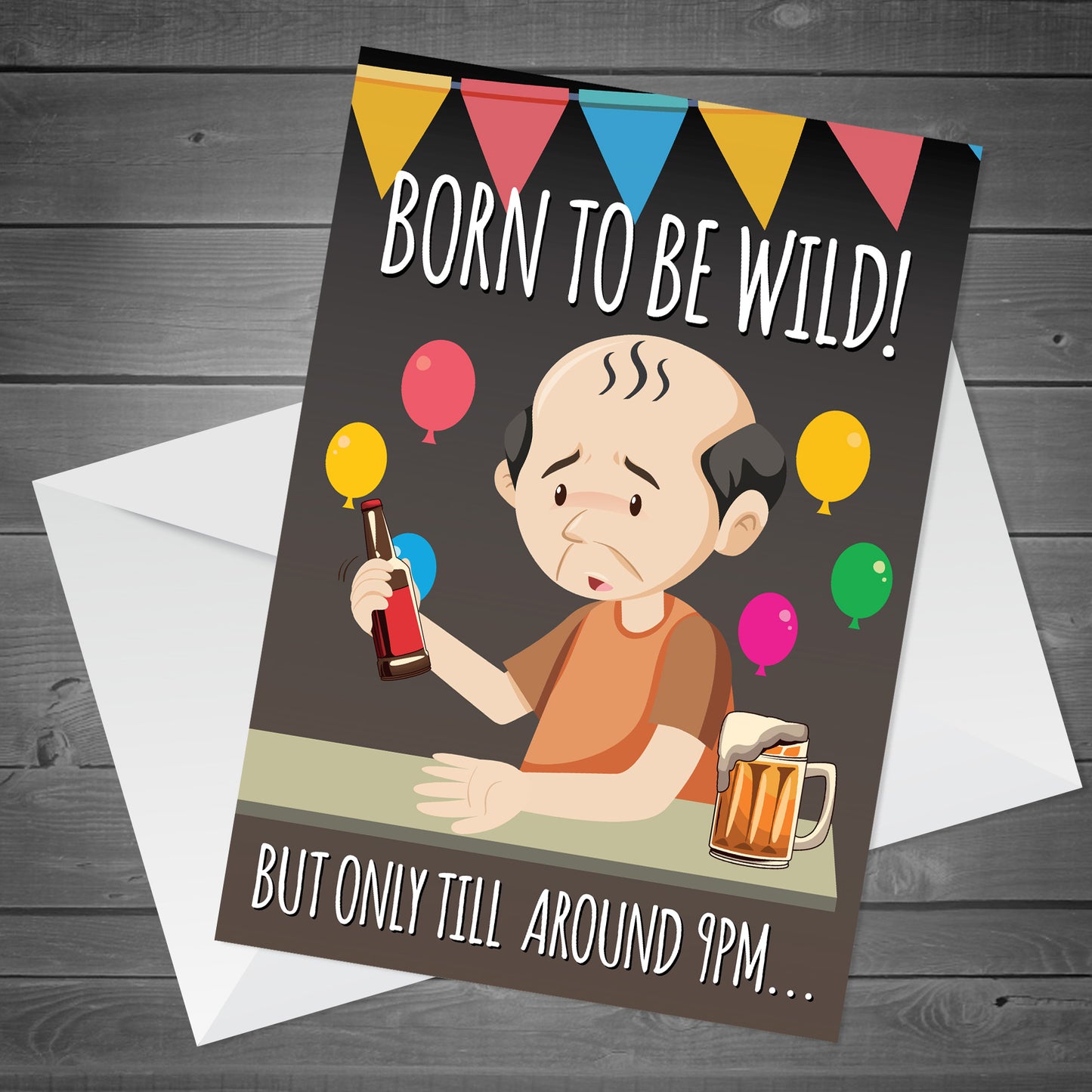 FUNNY Card For Him Her 40th 50th 60th Birthday Card For Men