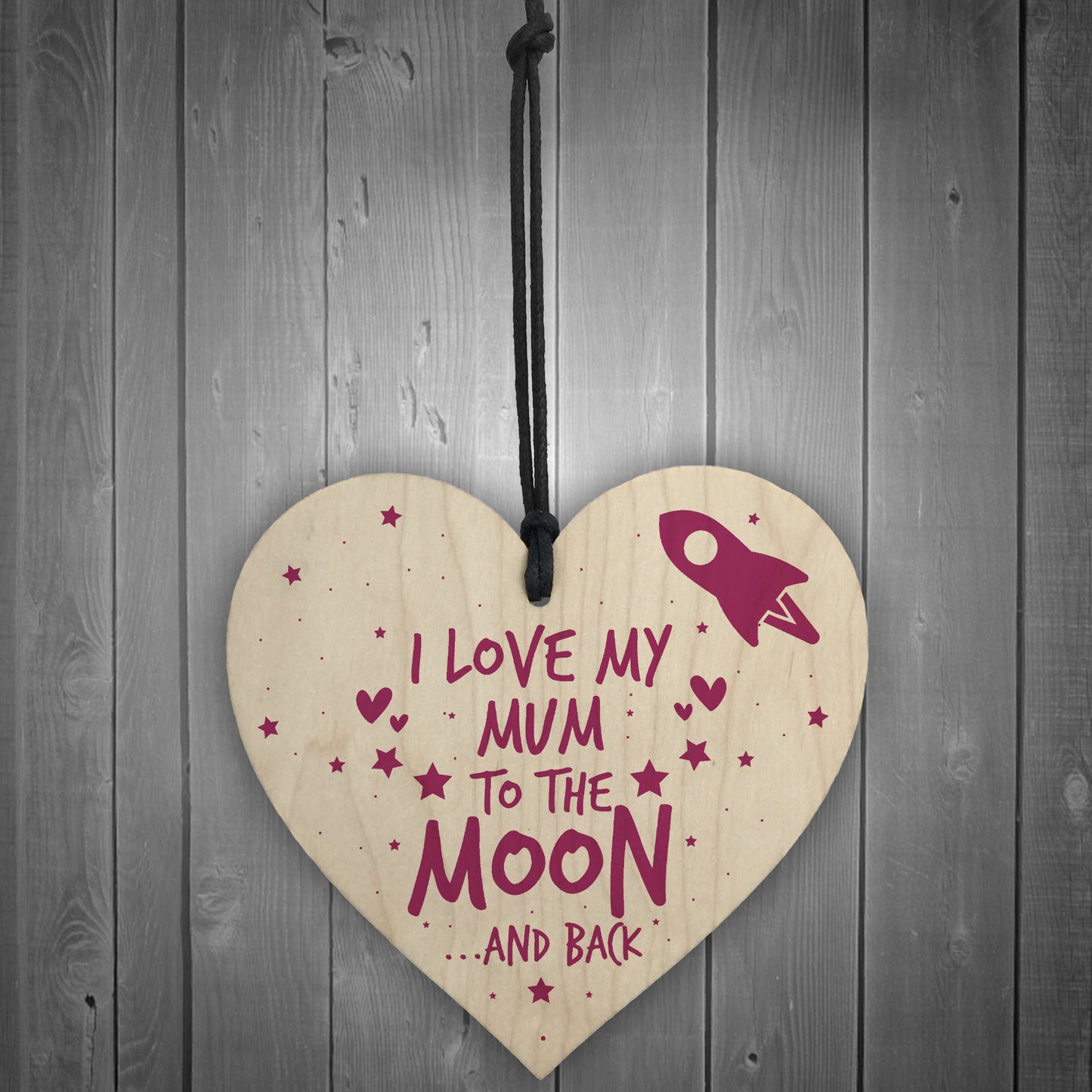 Birthday Gift For Mum Sign Mummy Wooden Heart Special Keepsake