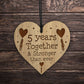 5th Anniversary Gift For Him Her Personalised Wedding Gifts