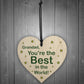 Best Grandad Gifts Wood Heart Fathers Day Birthday Gift